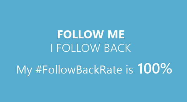 Follow me to get follow back