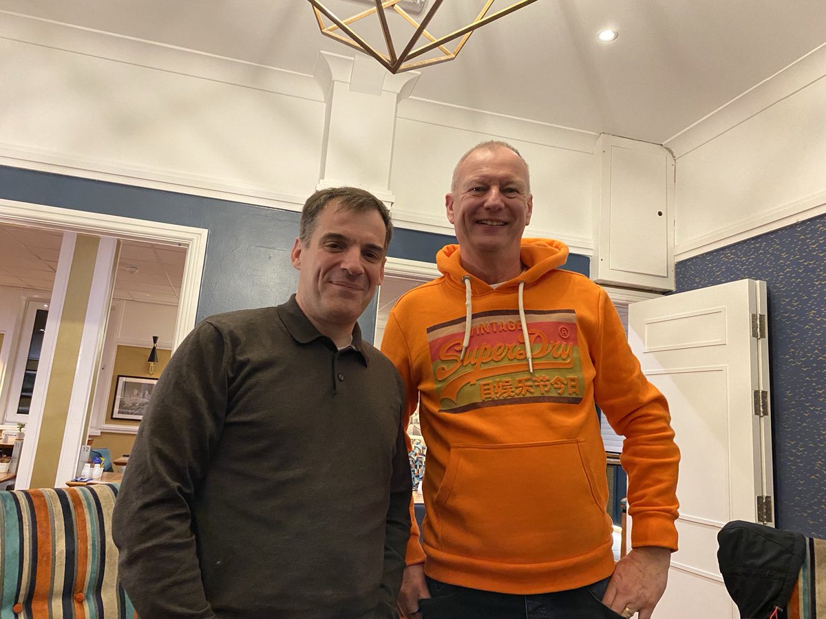 Jason Moore (@iammrjasonmoore) on Twitter photo Nice to bump into my old matey boy <a href="/MarkPardy1961/">Mark Pardy</a> last night while he was visiting sunny north wales.
Took me a bit to find him in the hotel though. Nice to bump into my old matey boy <a href="/MarkPardy1961/">Mark Pardy</a> last night while he was visiting sunny north wales.
Took me a bit to find him in the hotel though.