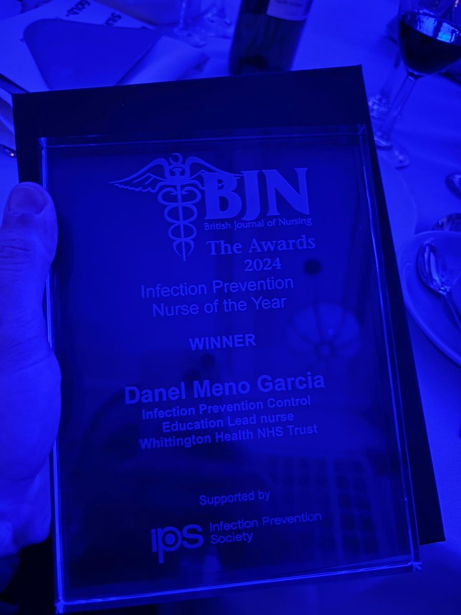 Congratulations to @IPSLondonNorth member Danel Meno Garcia on winning #BJNAwards2024 #IPCNurse of the Year