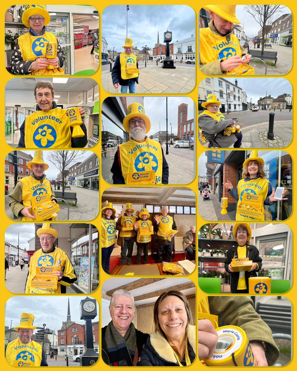 Day 2 of the @StowLions collection in the town centre and at @asda today in #Stowmarket #Suffolk! Here they were yesterday doing a grand job collecting for the @mariecurieuk #GreatDaffodilAppeal. 🙏💛🙏💛🙏💛🙏💛🙏💛🙏💛🙏💛
