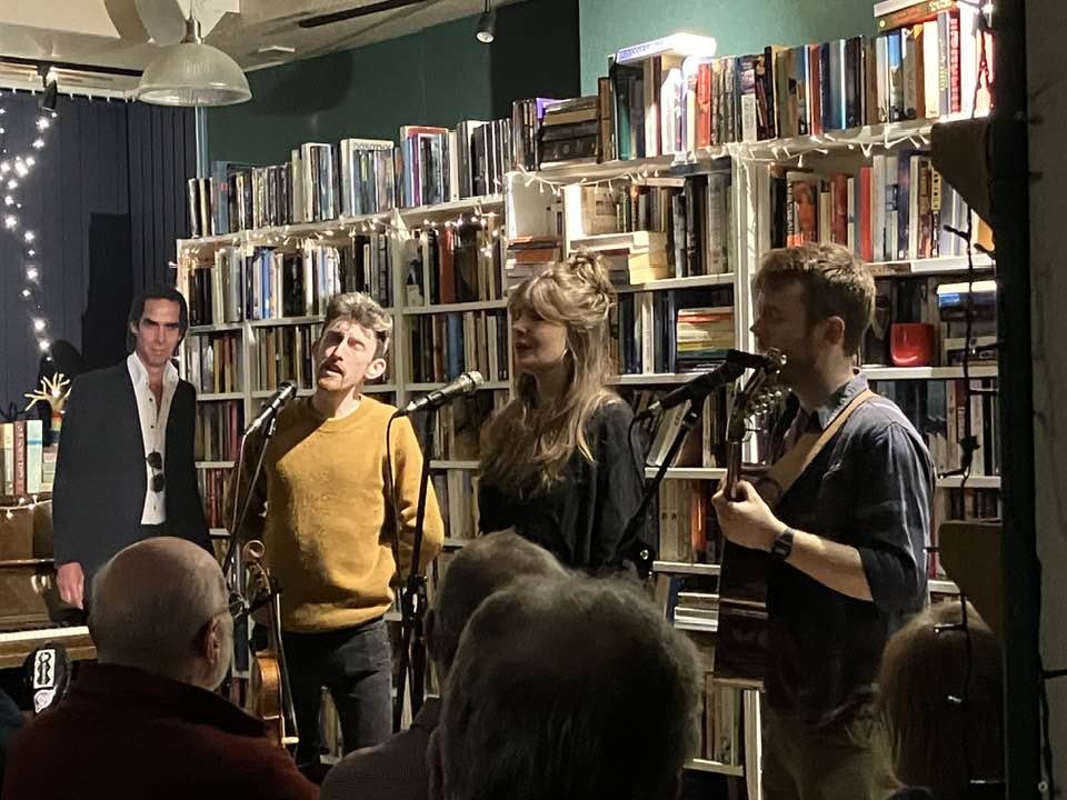 Our lighting is rubbish! But still buzzing from an evening of beautiful music on Thursday with @WildernessYet . Those unaccompanied three-part harmonies were gorgeous, and the range of songs just wonderful. #LIveMusic is the best! #Kenilworth