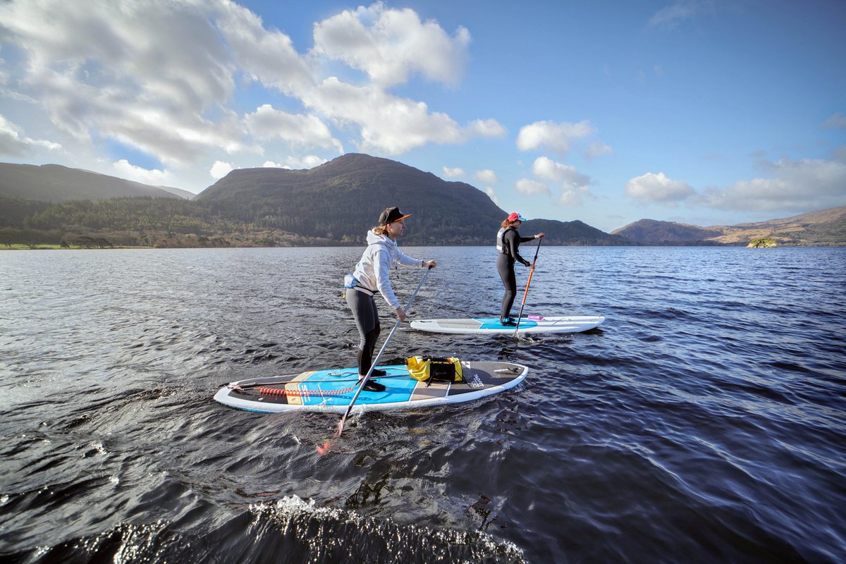 What’Sup.. paddle boarding on Muckross Lake #KillarneyNationalPark back page ⁦⁦⁦@irishexaminer⁩ as part of the ⁦@WanderWildFest⁩ ⁦@wildsuptours⁩ #nature #paddle #Killarney #adventure