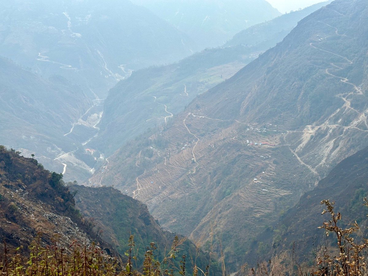 Made our way to Sindhupalchok, Nepal for the students to begin the field component of their group projects! @Geog