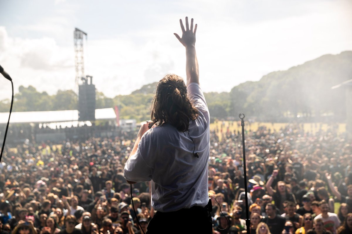 . @windwakertweets at @KnotfestAu Full gallery at Knotfest.com 📸: Kane Hibberd #Windwaker #KnotfestAustralia