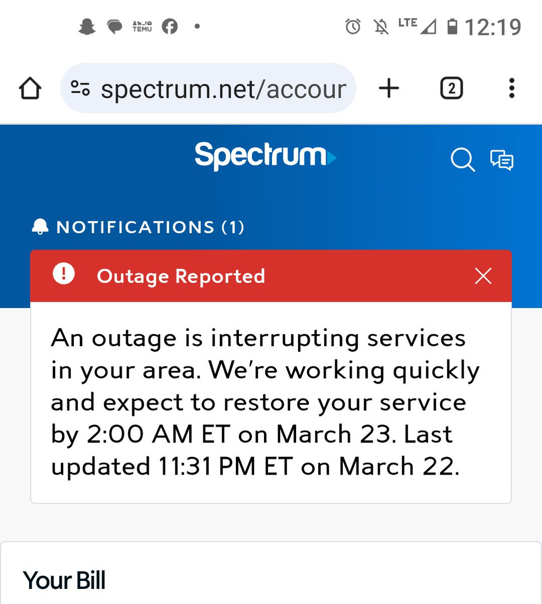 DeneenKrom's tweet image. #FridayVibes Thank You @GetSpectrum you wonder why you're losing customers? It may be time to pull the plug on my end as well😡 No TV, No Internet 😫No patience
 #spectrumoutage