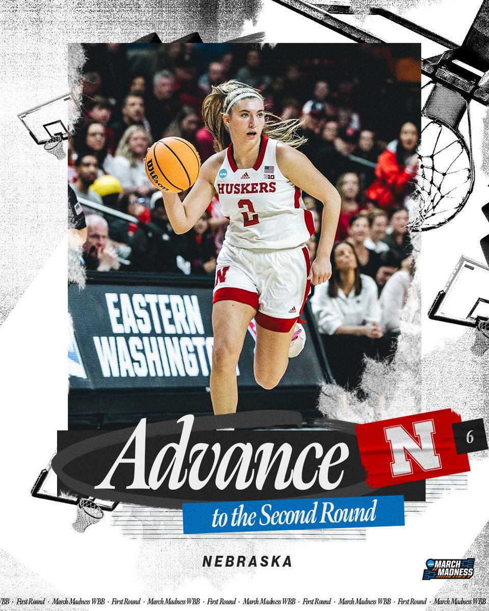 NCAA March Madness (@marchmadnesswbb) on Twitter photo NEBRASKA IS ON TO THE NEXT ROUND 💪
<a href="/HuskerWBB/">Nebraska Women's Basketball</a> defeats Texas A&M 61-59 to advance to the Round of 32!
#MarchMadness NEBRASKA IS ON TO THE NEXT ROUND 💪
<a href="/HuskerWBB/">Nebraska Women's Basketball</a> defeats Texas A&M 61-59 to advance to the Round of 32!
#MarchMadness