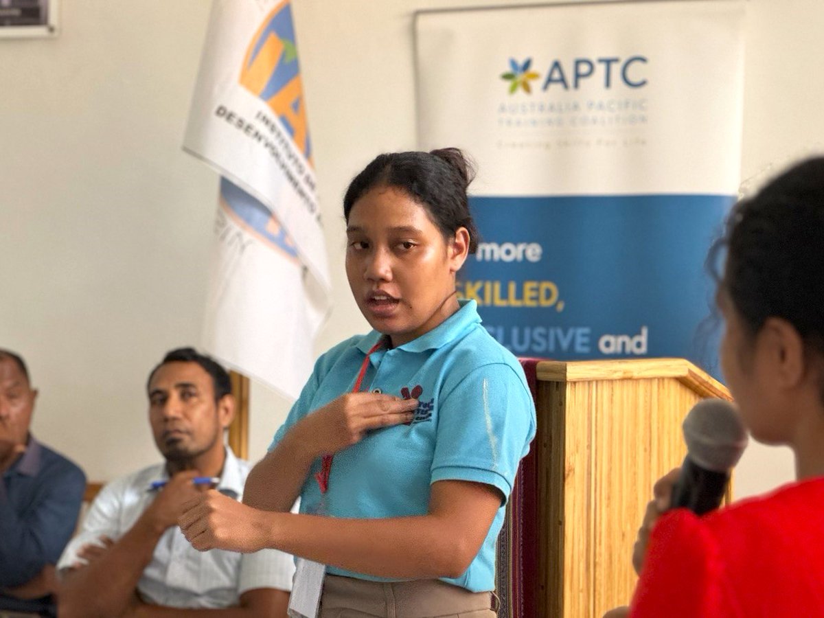 #APTC is excited to announce the successful completion of 2 training programs in Timor-Leste🇹🇱! Funded through the support of the Australian Govt🇦🇺, the English for TVET Trainers + Business Training for People with Disabilities equip Timorese with the skills they need to succeed.