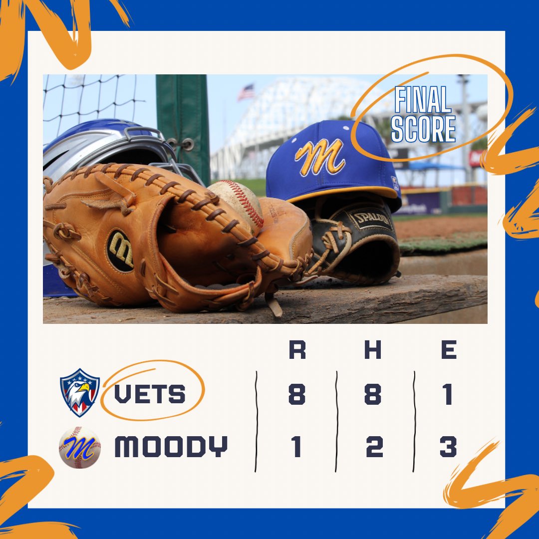 moodybaseball's tweet photo. ⚾️ Varsity Score ⚾️
D I S T R I C T 2 9 - 5 A
Not the outcome we were looking for tonight but there’s still a lot of fight left in this team and lots of baseball left to play. Big ‘Thank You’ to the Moody faithful who support us through thick and thin!
#MBB4L https://t.co/jGdk3MpXyX