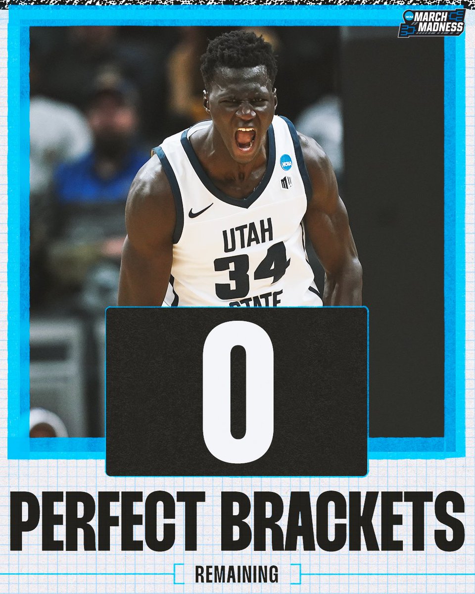 NO. BRACKETS. REMAIN. 😱

#MarchMadness