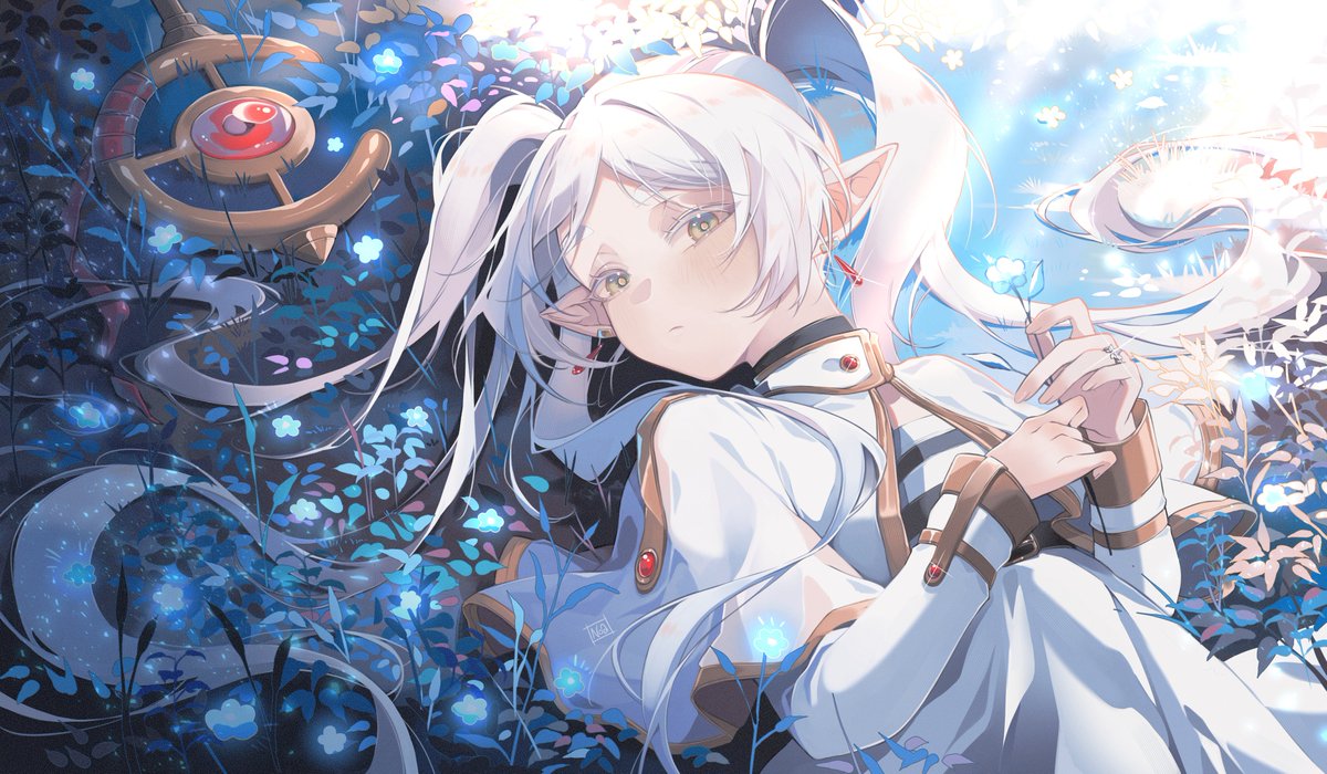 noasauruss's tweet image. Bye bye Frieren 🩵🍃
#frieren #フリーレン