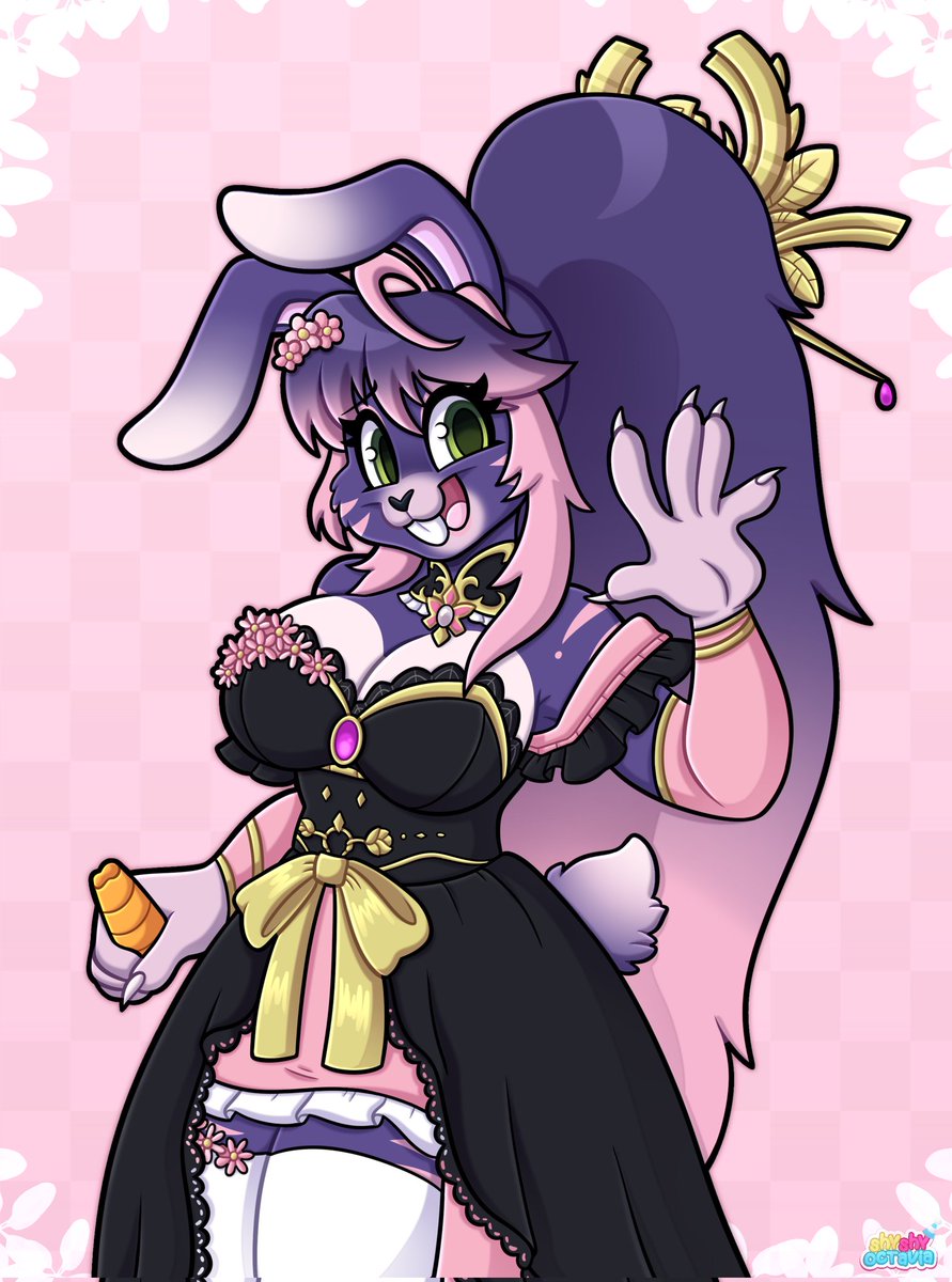 Even though I haven't been as active lately, I wanted to apologize in advance. Thought I would drop a small art piece I got from my friend, ShyshyOctavia.

 It's a cute bunny version for the upcoming Easter holiday! 🐰🎨