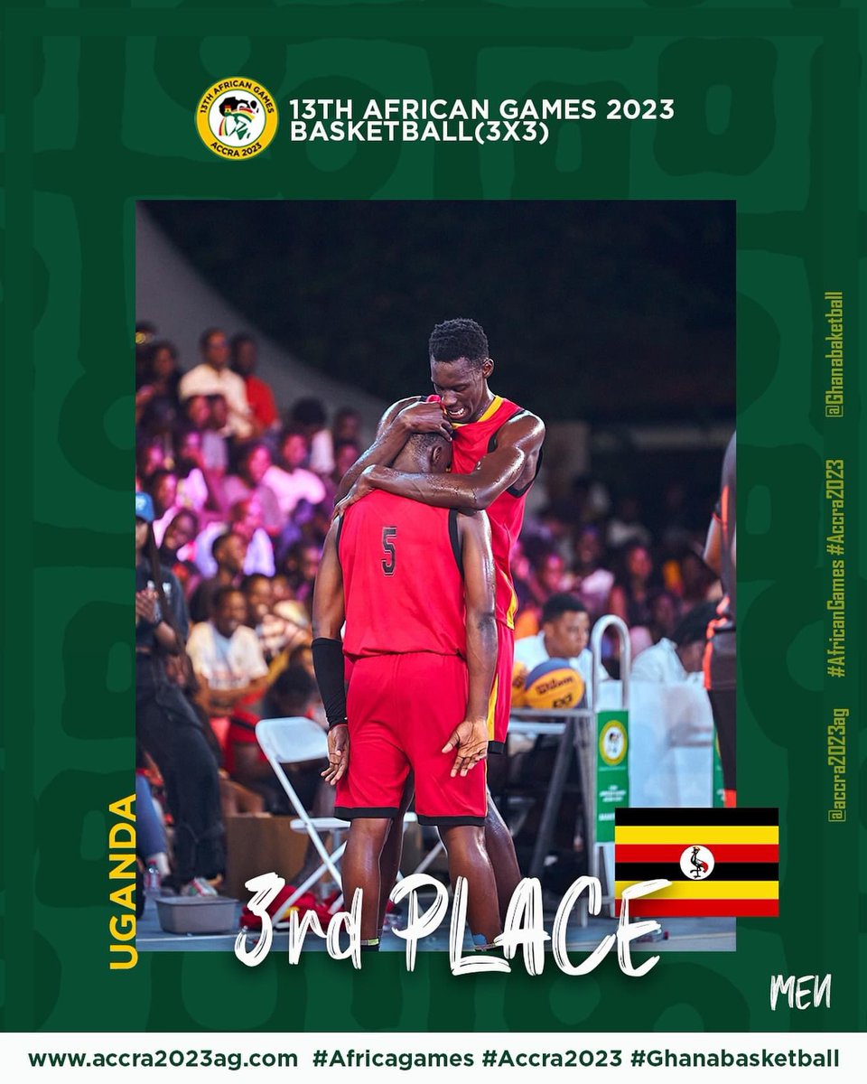 Our 3X3 U23 Silverbacks clinched bronze medal at the African games in Ghana Congratulations boys 🥳 #Fubabasketball