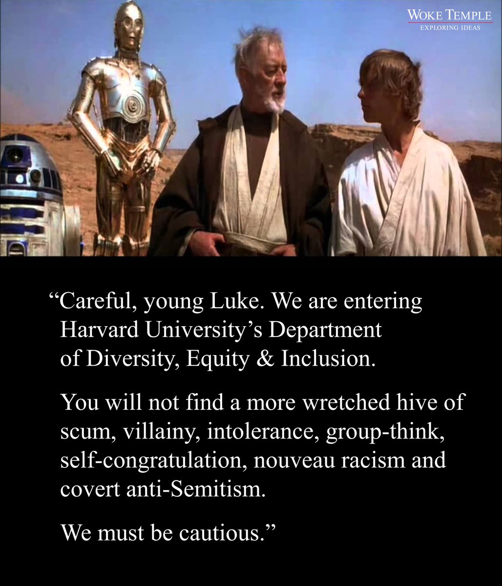 Obi-Wan would never do well on the Diversity, Equity & Inclusion Committee.