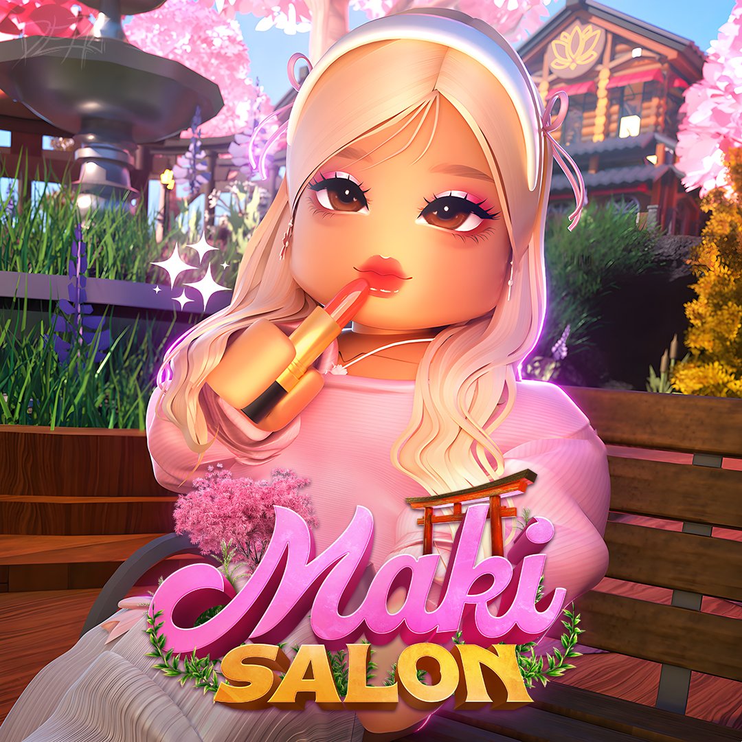 another icon for Maki Salon! 🌸💄

one of my favorites 😋 loved having the opportunity to work on this!

#Roblox #RobloxDev