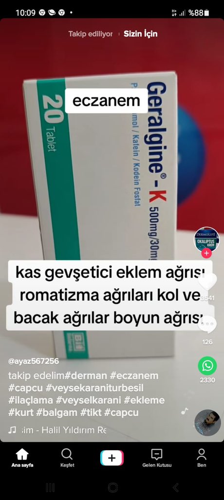 Bir hasta dün eczaneme gelip bu resmi göstererek ilacı almak istedi. Reçetesiz alamayacağını söylediğimde de ufak bir sözlü atışmadan sonra gitti. Orada kavga da çıkabilirdi. <a href="/titckgovtr/">TİTCK</a>