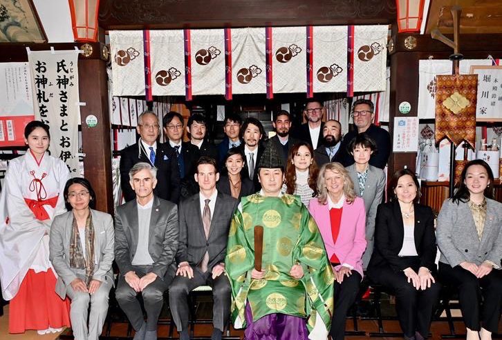 A jichin-sai was held in Osaka a few days ago.  This Shinto ceremony is meant to request the safe completion of construction of the #CanadaPavilion at #Expo2025. @expo2025japan @expo2025_japan @bieparis @CanEmbJapan @CanadaNihon @ES_Global