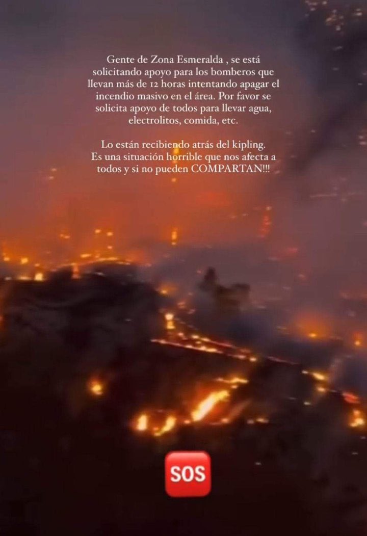 Res_Boulevares's tweet photo. Ojo para quien pueda apoyar. #Incendio #ZonaEsmeralda #Atizapan https://t.co/5vunw7fniT