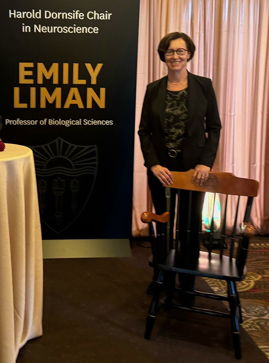Don B. Arnold (@don_b_arnold) on Twitter photo Congratulations to longtime collaborator <a href="/emily_liman/">Emily Liman</a> who now holds the Harold Dornsife Chair in Neuroscience. Congratulations to longtime collaborator <a href="/emily_liman/">Emily Liman</a> who now holds the Harold Dornsife Chair in Neuroscience.