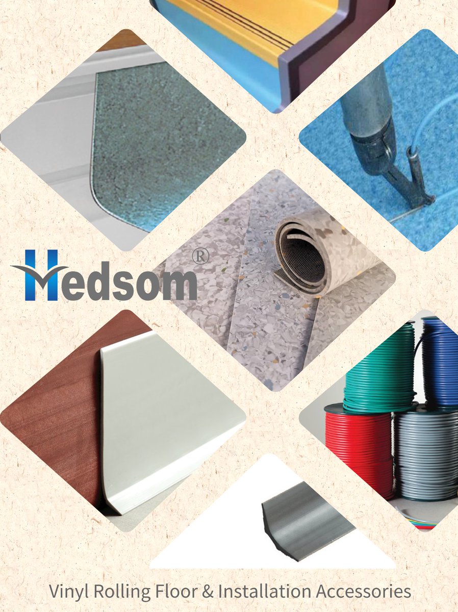 Do you know what accessories are needed when installing the commercial vinyl roll flooring?

There are probably welding lines, wall pads, kickers, rubber cushions, stair non-slip MATS, etc. The use of these accessories can strengthen the installation of the floor.