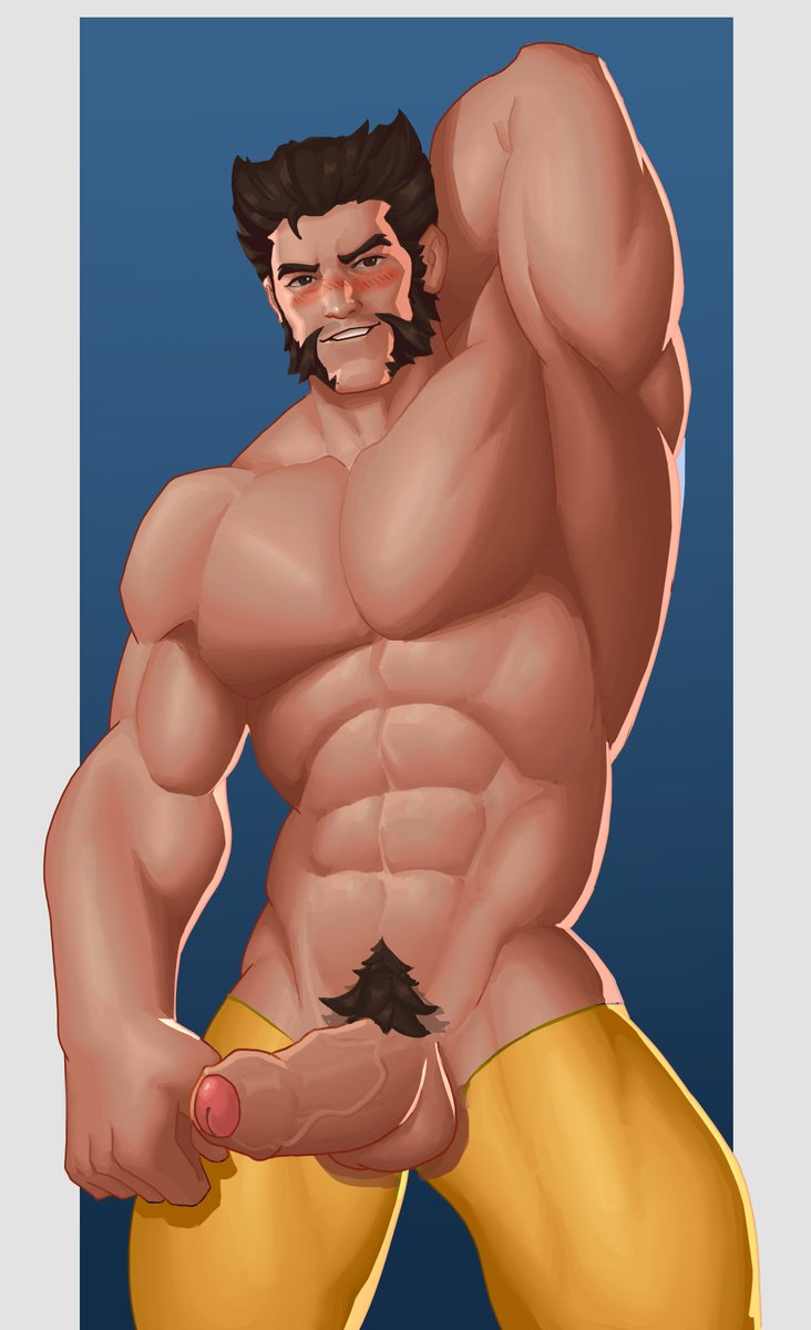 wolverine  #Bara #Yaoi #Gay #nsfw  #Wolverine
