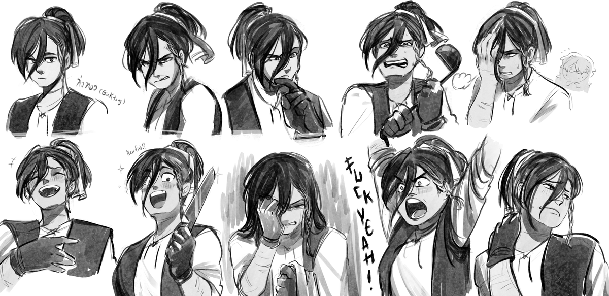 [OCs] Quick 1 h 30 min Expression practice 