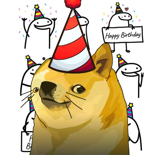 whoz hev borthdaiz tuh daiz? 

woof woof

$DOEGE
