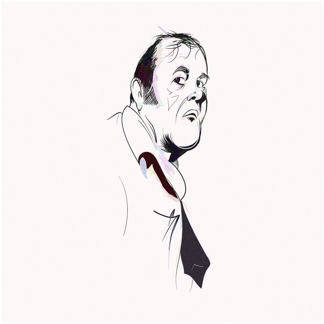 antonyhare's tweet photo. M. Emmet Walsh, RIP ✍🏻 Drew this during one of my hot periods: 2009. Depiction is from Blood Simple, natch. Personally, it’s his turn in Music of Chance that got me. Thread for original @flickr upload (which came after the original Siteway upload) #shoutoutsiteway #vectorart https://t.co/Nb442plMCB