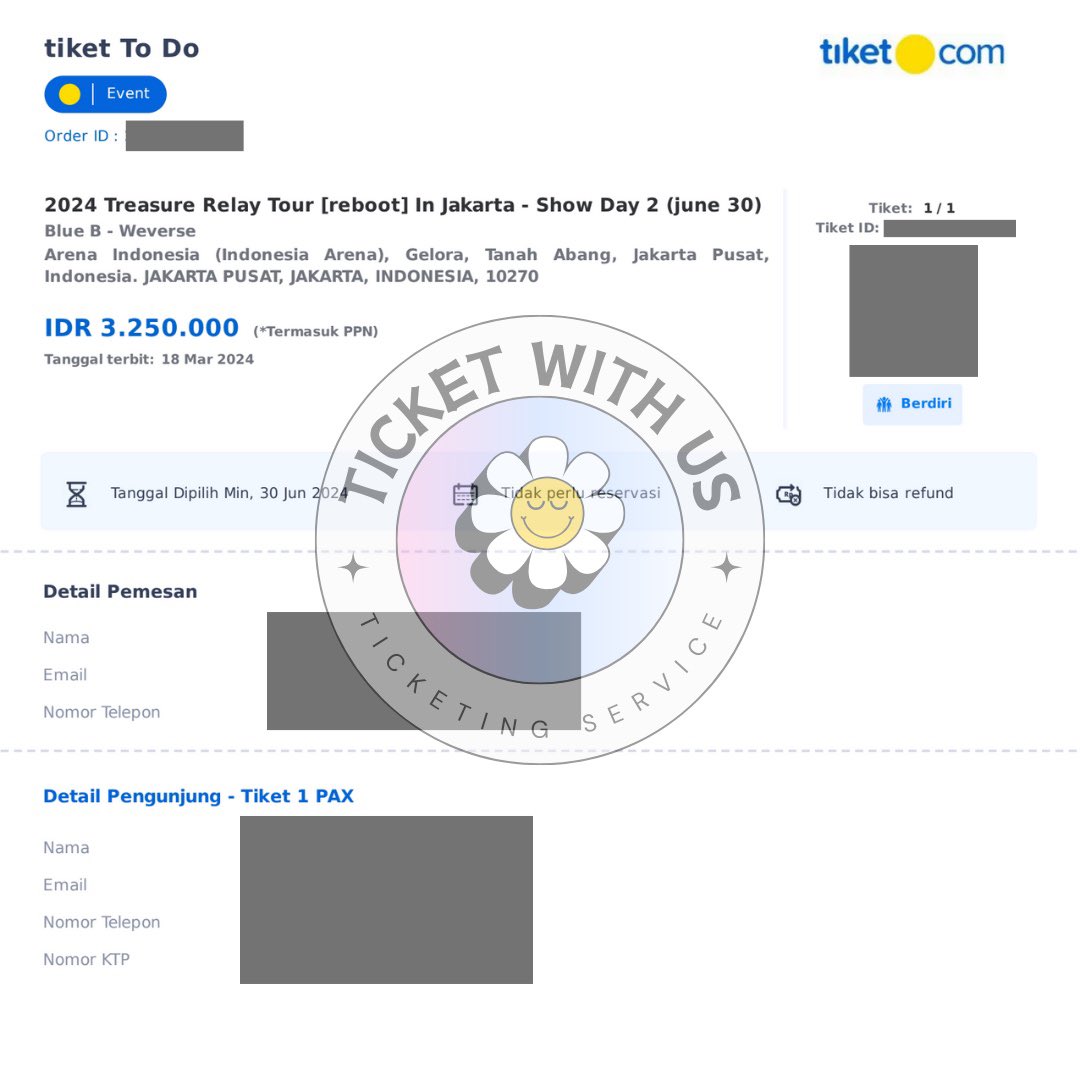 TICKET WITH US tweet media