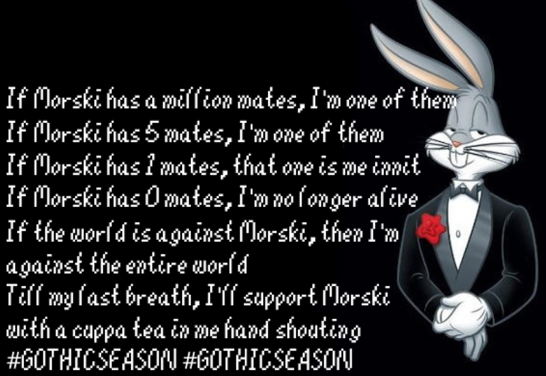 LET'S FUCKIING LOCK IN GOTHIC . TODAY IS THE LAST SET OF QUALIFIERS!!!!!!!!!!!!!!!!!! #GothicSeason