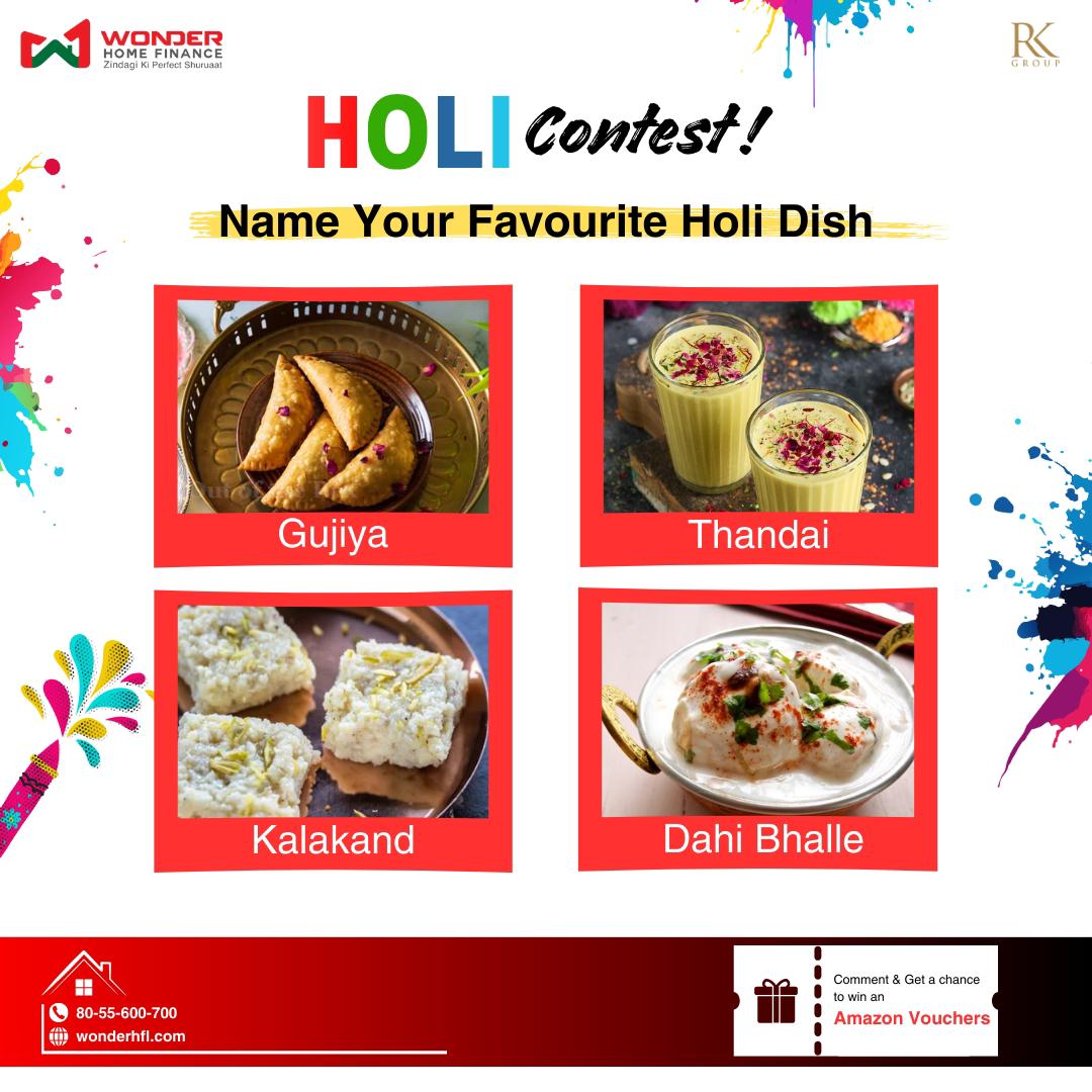 🚨 #ContestAlert 🚨 ​
Our latest contest is here and we want YOU to tell us your favorite Holi dish. ​
Submit your answer in the comments, tag your most competitive friends, and let's see who wins!​​ 💪

#Holi #TriviaChallenge #ContestTime #challenge #TagYourFriends #GameOn…