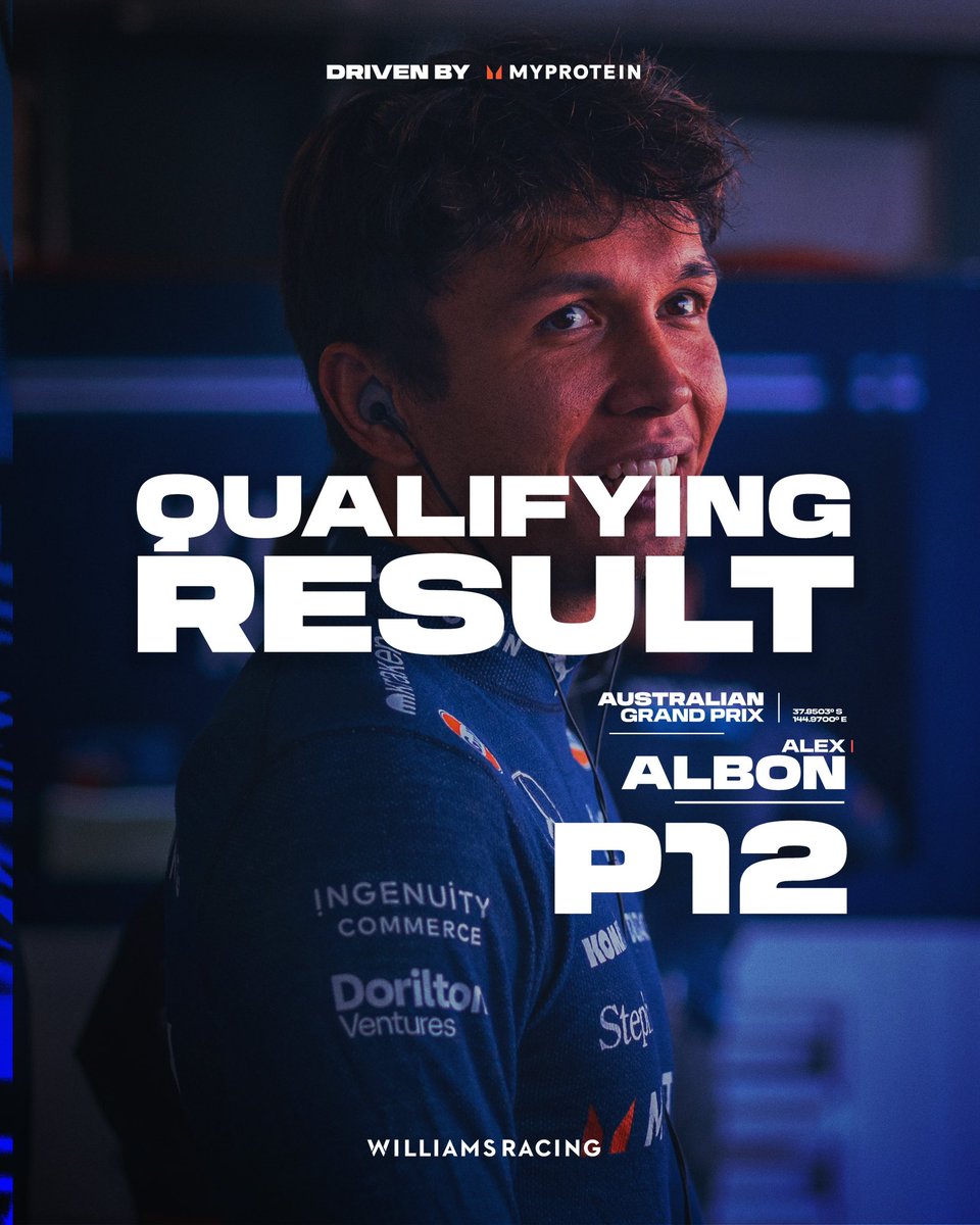 A strong effort from Albono in today’s qualifying, it’s all to play for tomorrow 💪

#DrivenByMyProtein @Myprotein