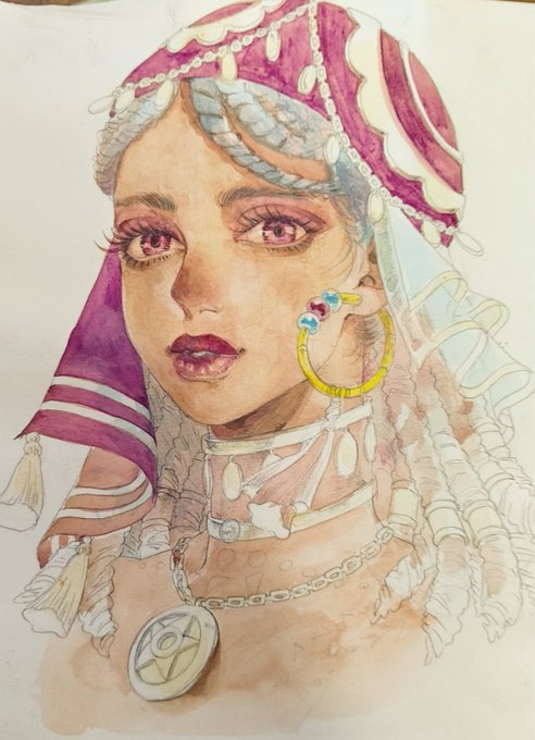 「lipstick necklace」 illustration images(Latest)