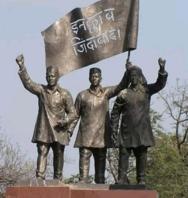 RavinderNadhori's tweet photo. मातृभूमि के लिए अपना सर्वस्व अर्पण करने वाले अमर बलिदानी भगत सिंह, राजगुरु, और सुखदेव के बलिदान दिवस पर उन्हें कोटि-कोटि नमन!
#BhagatSingh #ShahidDiwas #shaheedidiwas #शहीद_दिवस #ShaheedDiwas2024
#MoscowAttack #Putin #Russia #Obamacia #instagramdown https://t.co/RrkOM28iXW