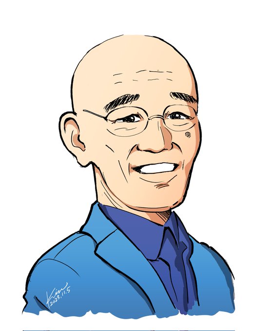 「bald portrait」 illustration images(Latest)