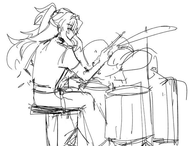 i have nothing to offer other than these drummer argenti doodles 