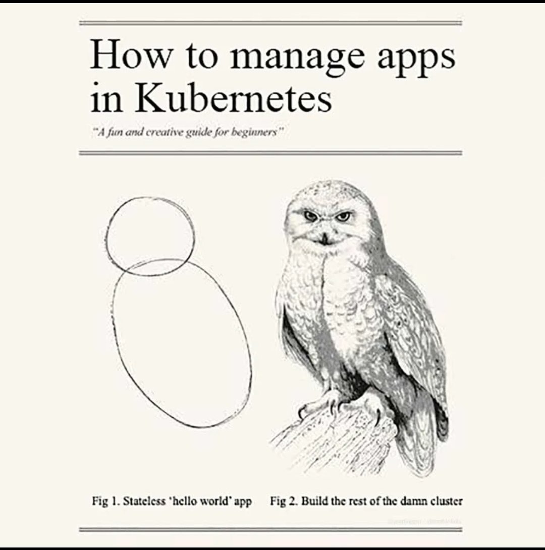 Teaching Kubernetes to beginners is like !! @memenetes #memes #Kubernetes