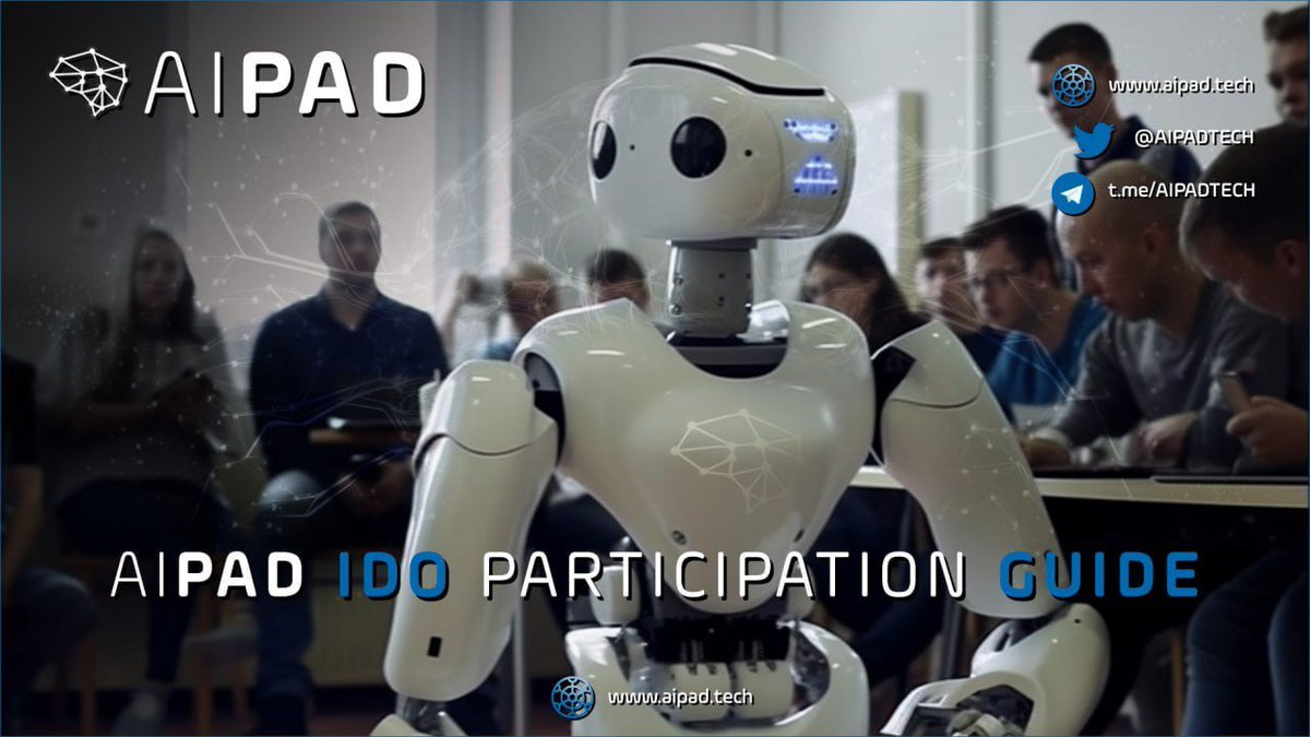 $AIPAD Participation Guide: 

How to Join IDOs on #AIPad in 3 simple steps👇

🔹Aipad IDO Participation Guide:
 aipad-1.gitbook.io/aipad/aipad-id…

🔹Aipad Gitbook: aipad-1.gitbook.io/aipad/