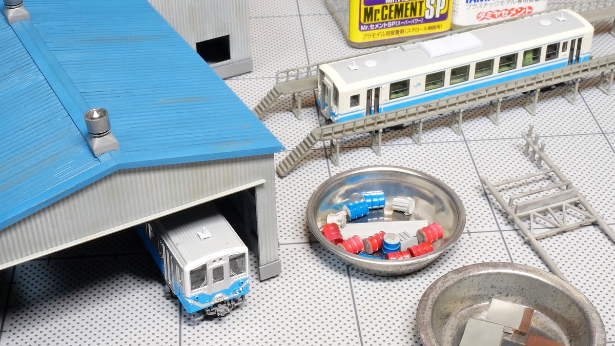 盛り上がってきた #鉄道模型 #Nゲージ #ジオラマ