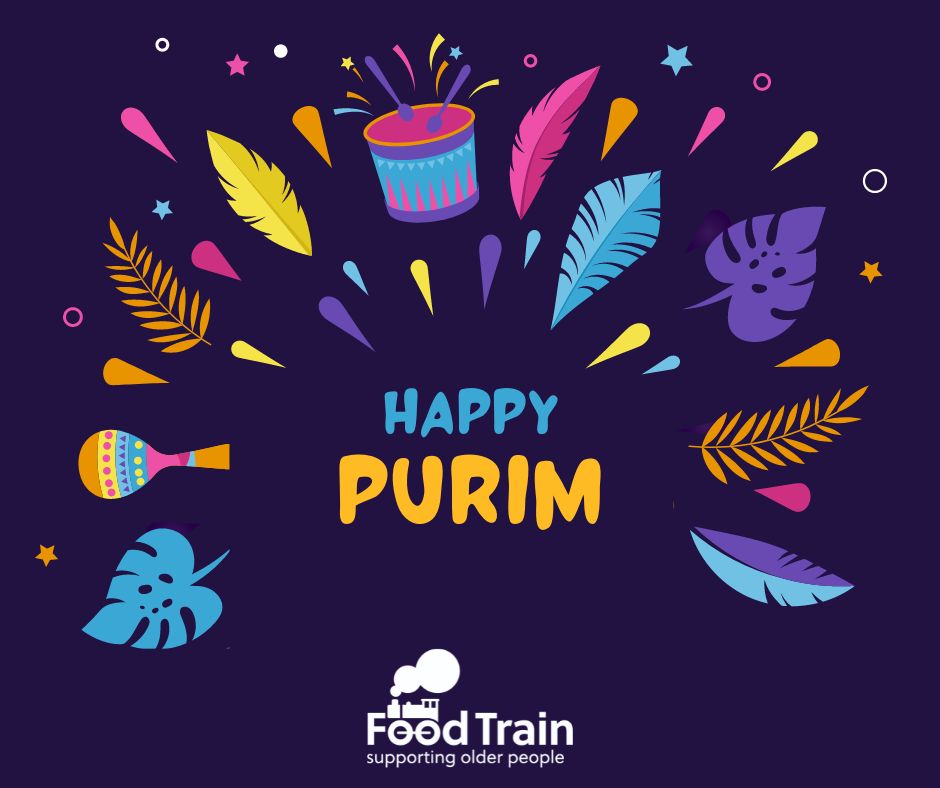 Happy Purim from all of us at Food Train! 🎉 🎉 🎉 Click the link below if you'd like to learn more about the history and celebrations of Purim: britannica.com/topic/Purim