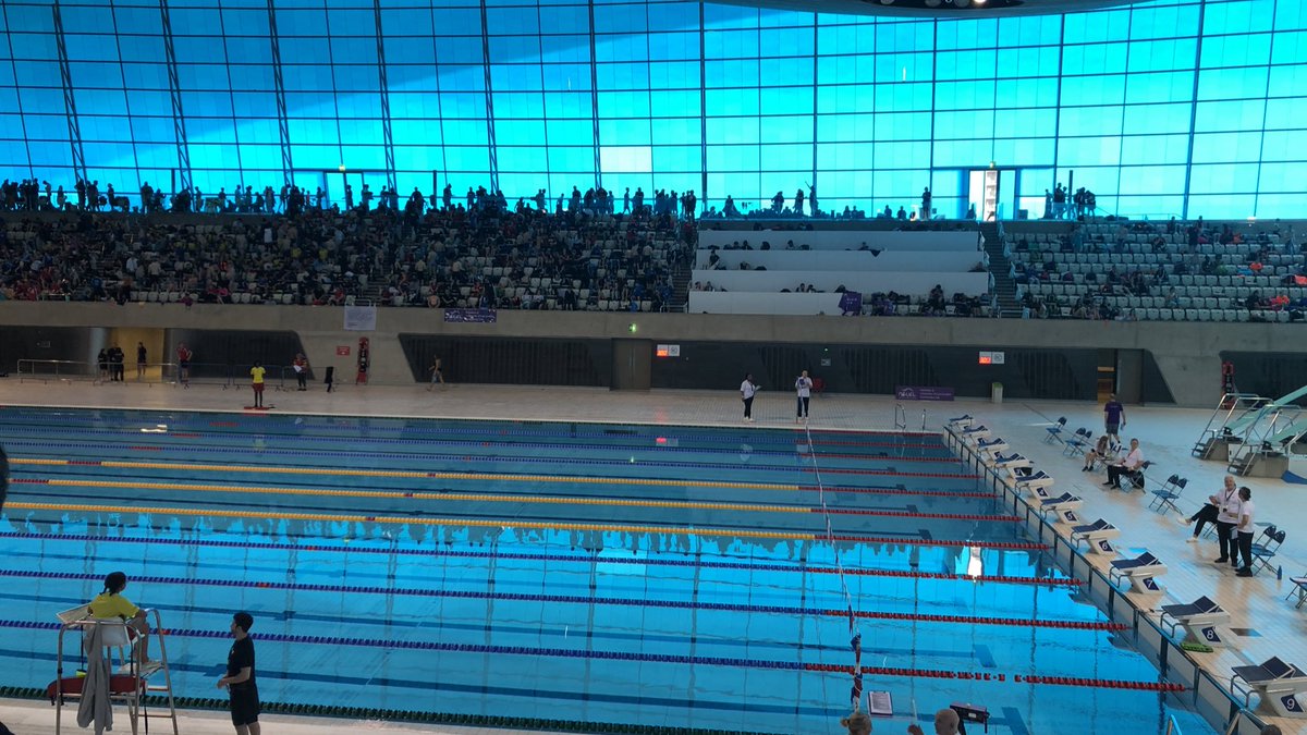The calm before the storm as session 1 of NUEL National Qualifier @AquaticsCentre is about to kick off. Good luck to all our swimmers racing this weekend. Let’s go .@teamharingey!