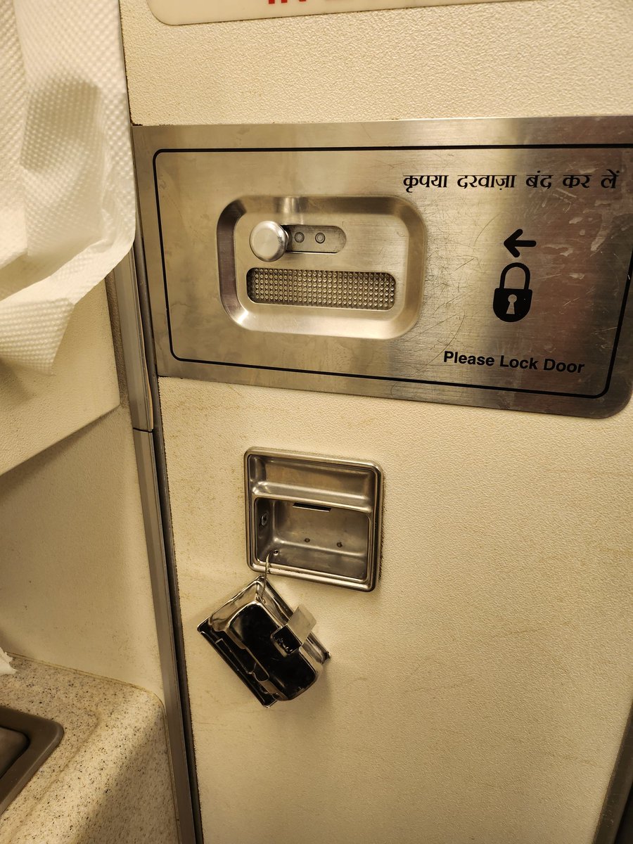 Siddharth_Kak's tweet photo. @airindia @incredibleindia @TataCompanies Really bad experience flying JFK-DEL on AI102. Absolute torture lasting 13 hours. Non-functional IFE, broken seats and tray tables, rest rooms w/o soap etc. These aircrafts are not air worthy. @USDOT https://t.co/nQoPRcpqRj