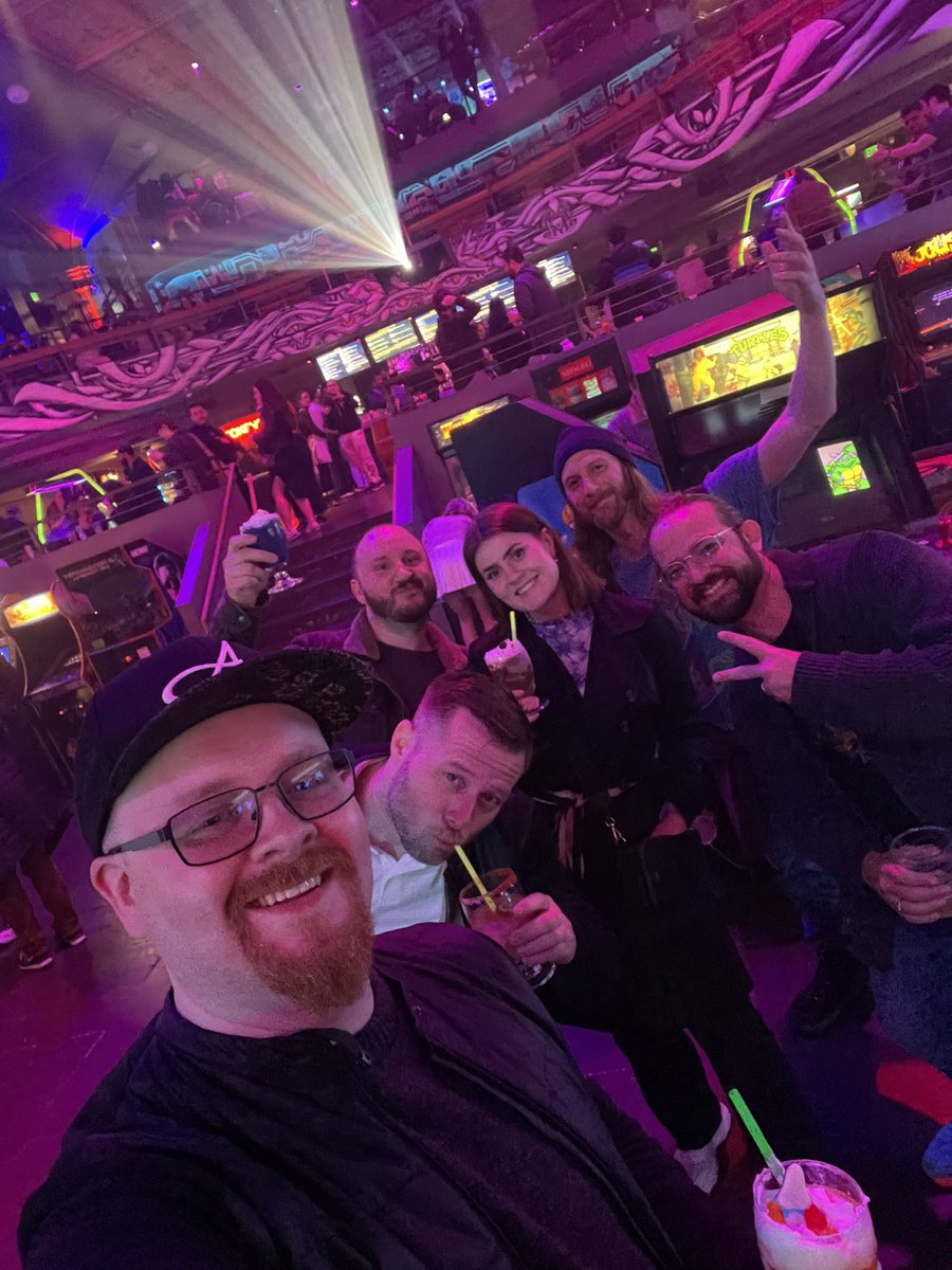 Topping off the end of #GDC2024 with a trip to the SF Emporium Arcade with some familiar looking locals.