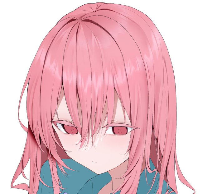 「expressionless pink hair」 illustration images(Latest)