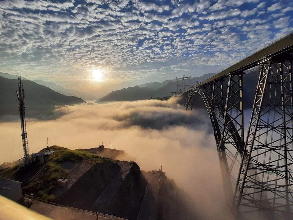 Chenab Rail Bridge
#earth