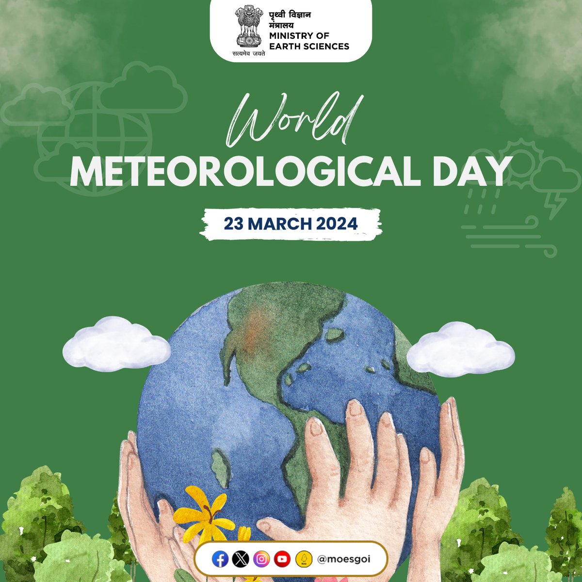 'At the Frontline of Climate Action': Let's celebrate the #worldmeteorologicalday by commemorating the tireless efforts of the scientific community, scaling new heights in meteorology aiding in achieving sustainable development goals by 2030.