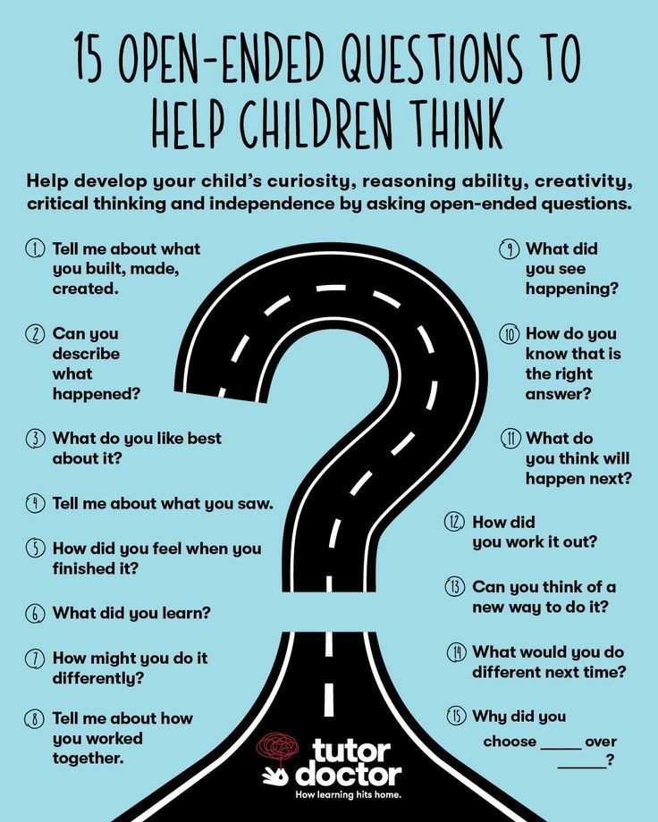 15 open-ended questions to help children think... add yours in the comments below. #LetKidsBeKids #AskQuestions #PositiveParenting #PhonesOff