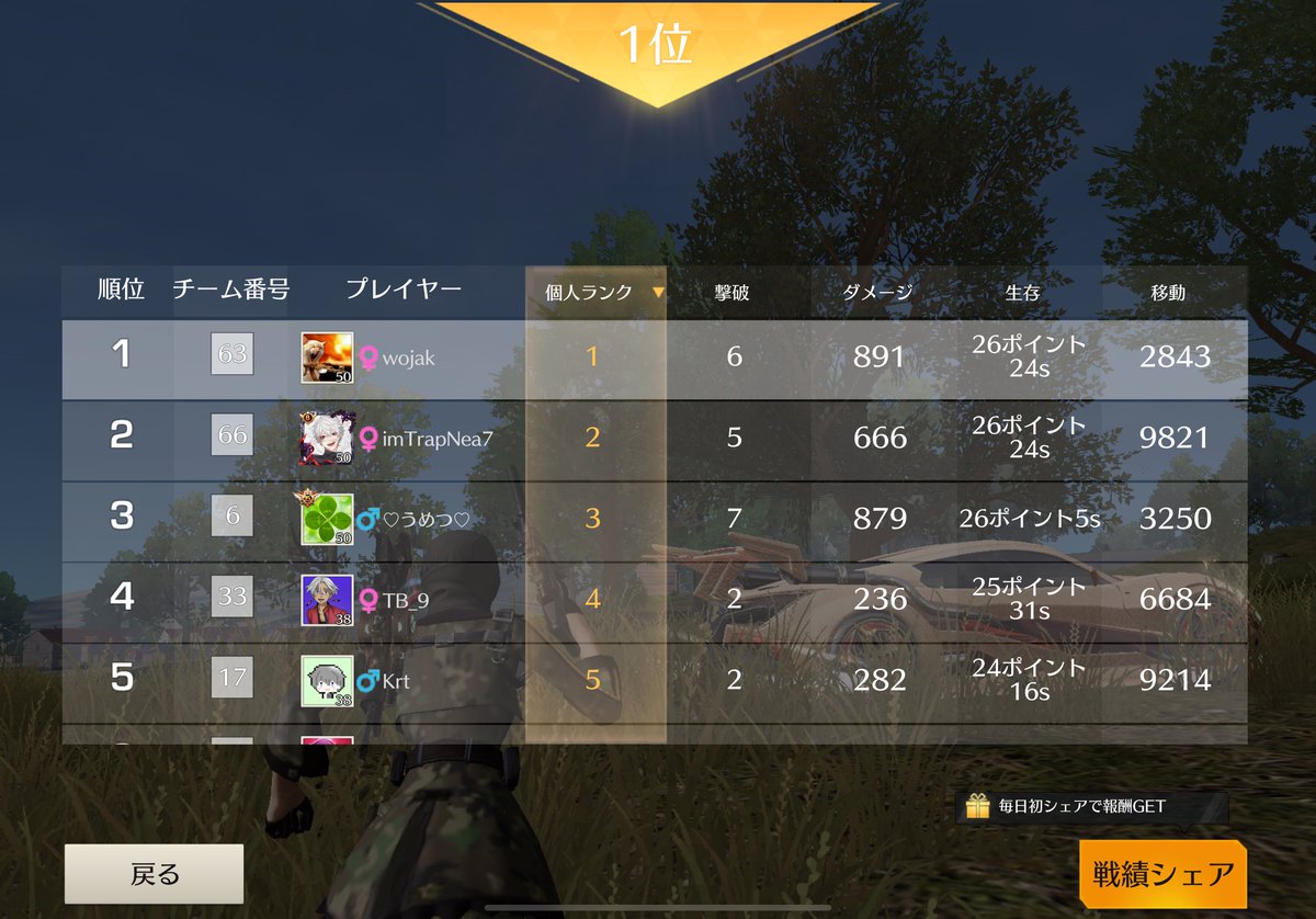 _0x0r's tweet photo. 2勝目〜 https://t.co/hnVTNu31h3