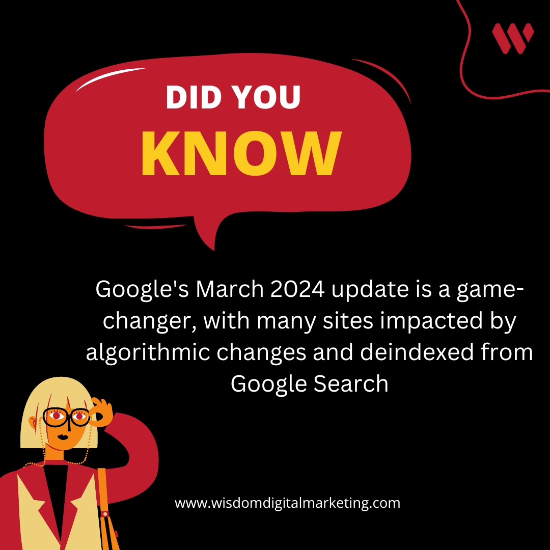 wisdomdigitalm1's tweet image. Google&apos;s March 2024 update is a game-changer, with many sites impacted by algorithmic changes and deindexed from Google Search. This major update might sweep the web the same way the Panda and Penguin updates did
#wisdomdigitalmarketing  #google #googlenewupdate #digitalupdates
