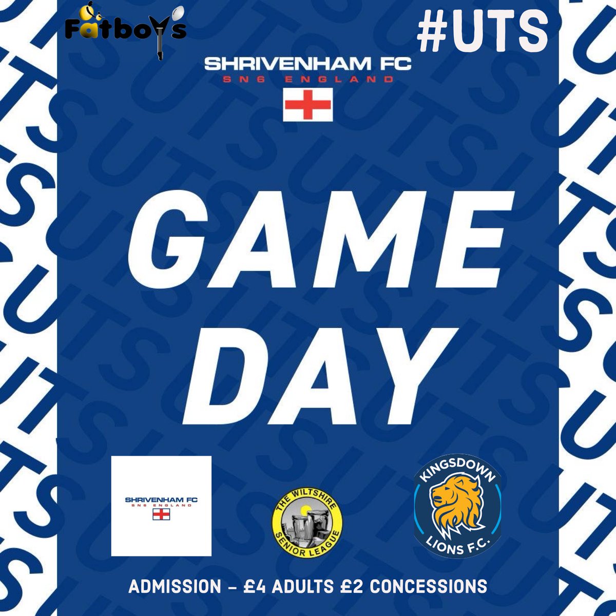 🔵⚪️GAME DAY🔵⚪️ The boys are back in action today as we welcome @Kingsdownlions to the Ian Richardson Ground. 🆚 @Kingsdownlions 🏆Wiltshire Senior League ⌚️ 15:00 📍RECREATION GROUND, SHRIVENHAM, SWINDON, Oxfordshire SN6 8BJ #UTS @WiltsLeague @OxOnFootball @YSswindon