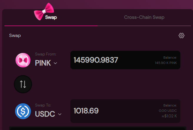 🪂#Airdrop $PINK est tombé c'est plutôt sympa (1k$) pour avoir joué qq parties sur un mini game : -)
#Polkadot #memecoin